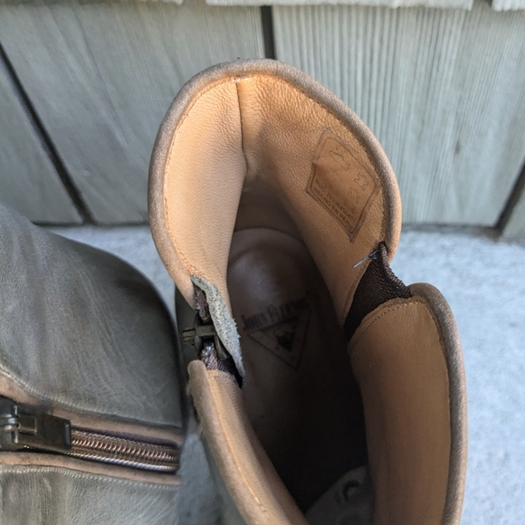 John Fluevog Double Dutch Heal Boots Sz 7.5 - Picture 8 of 12